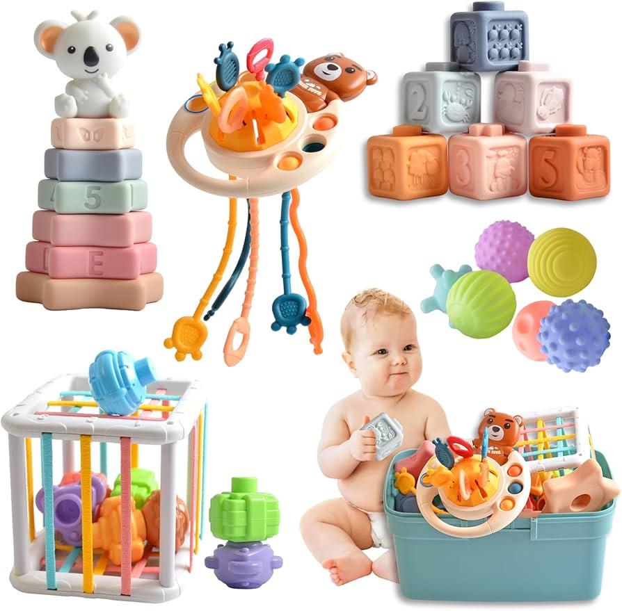 Activity Toy - Sensory Activities for Toddlers and Kids, Baby Toys 6 -18 Months，Montessori Toys... | Amazon (US)