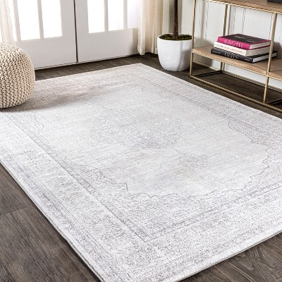 3'x5' Rectangle Loomed Geometric Area Rug Gray - JONATHAN  Y | Target