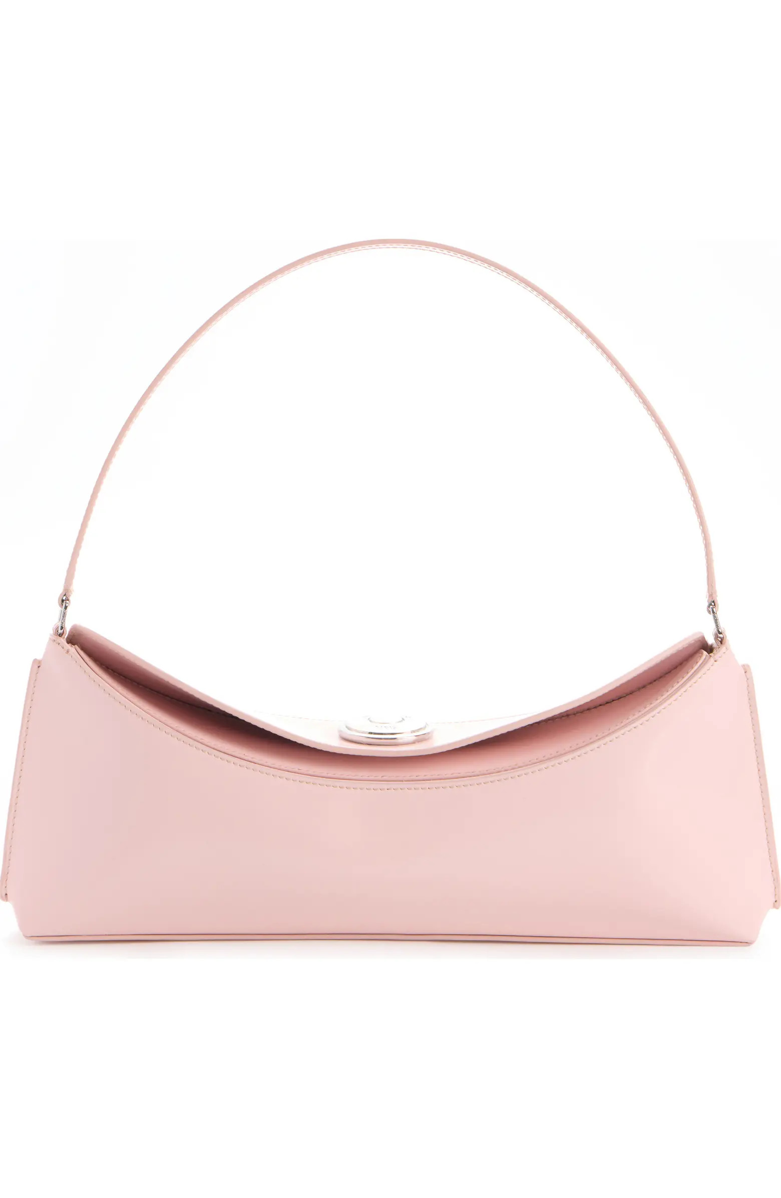 The Ovalo Glazed Leather Shoulder Bag | Nordstrom