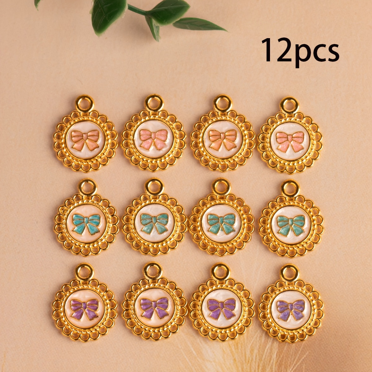 double sided heart bow charms set   alloy pendant hollow - Temu | Temu Affiliate Program