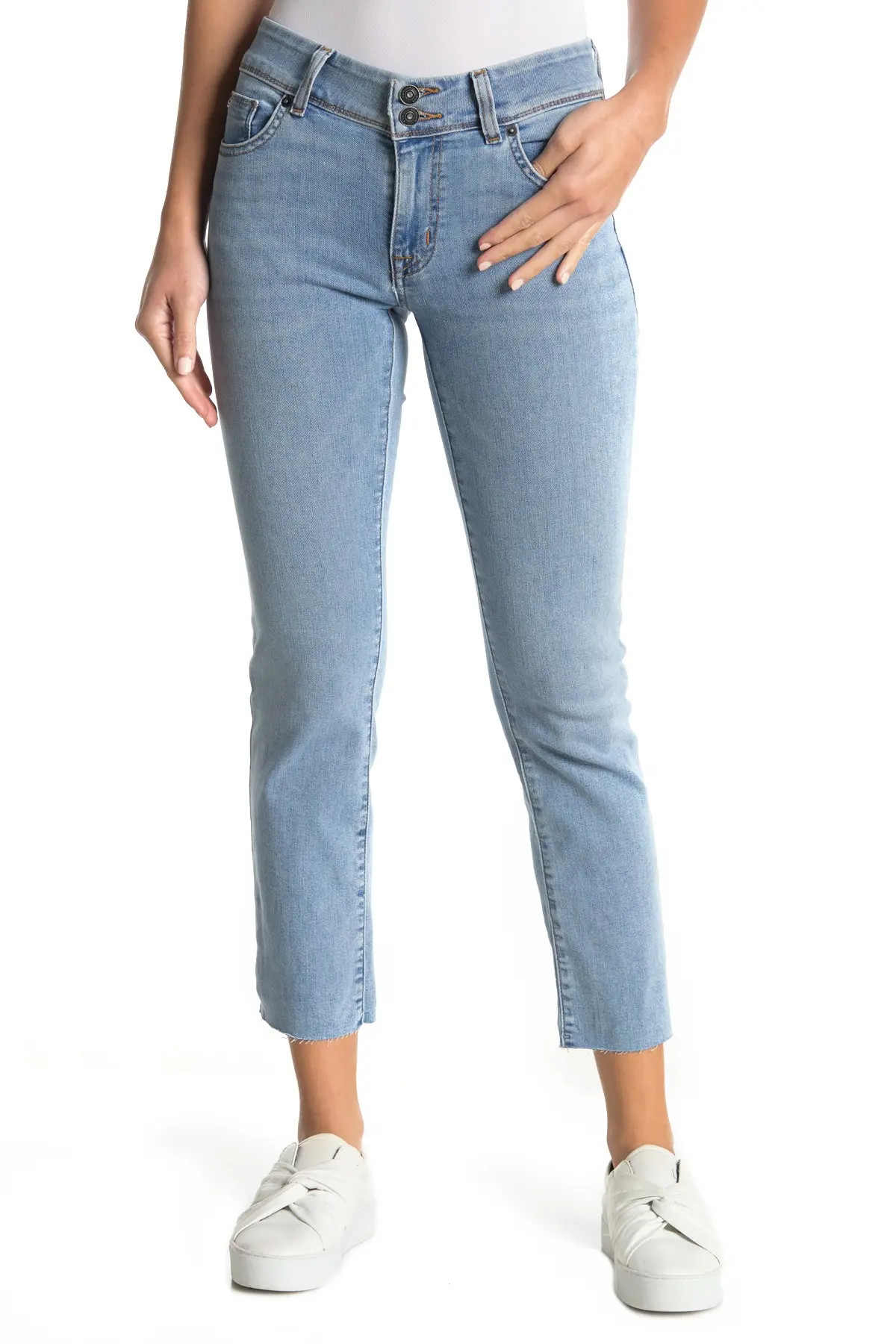HUDSON Jeans Ginny Cropped Straight Leg Jeans at Nordstrom Rack | Nordstrom Rack