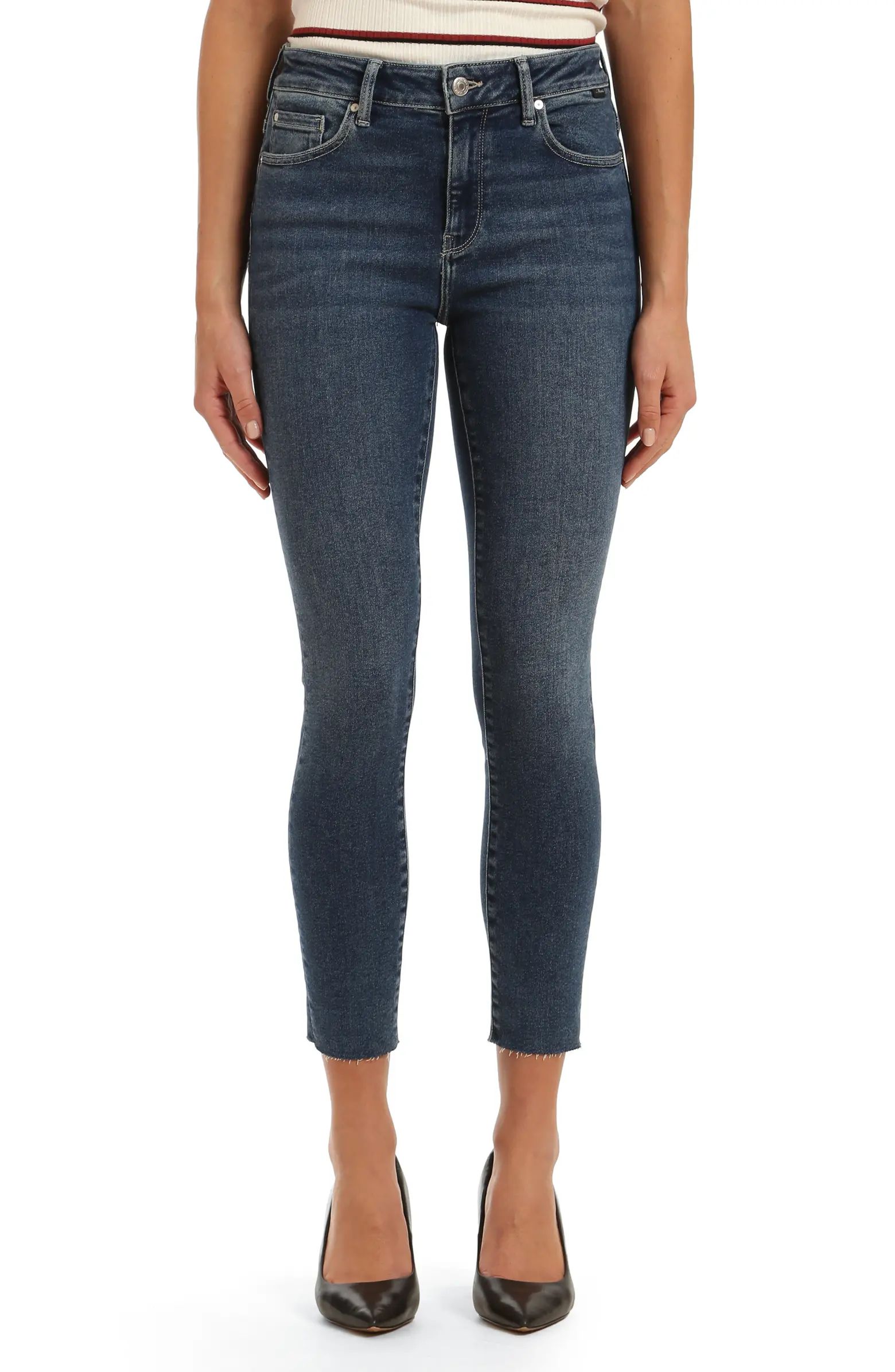 Mavi Jeans Tess High Waist Ankle Organic Cotton Skinny Jeans | Nordstrom | Nordstrom