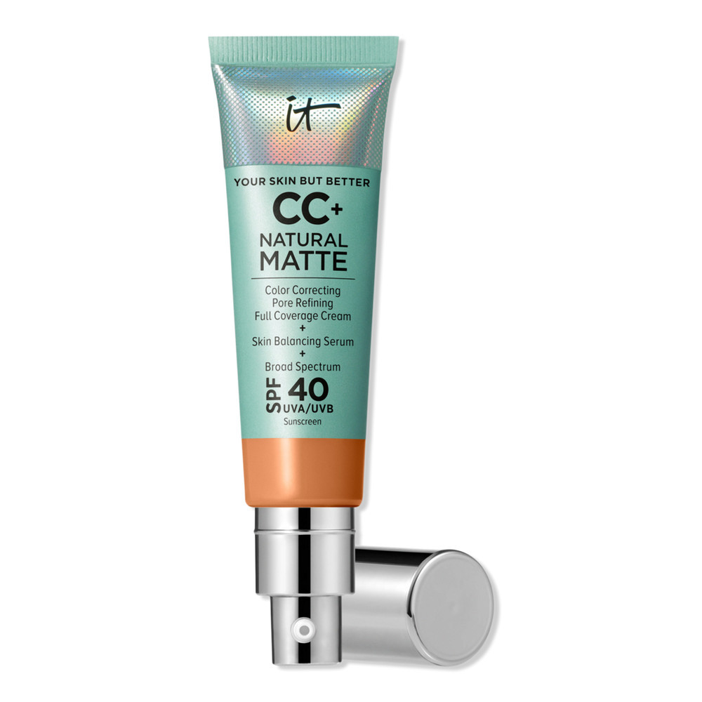 IT Cosmetics CC+ Cream Natural Matte Foundation with SPF 40 - Tan Cool | Ulta
