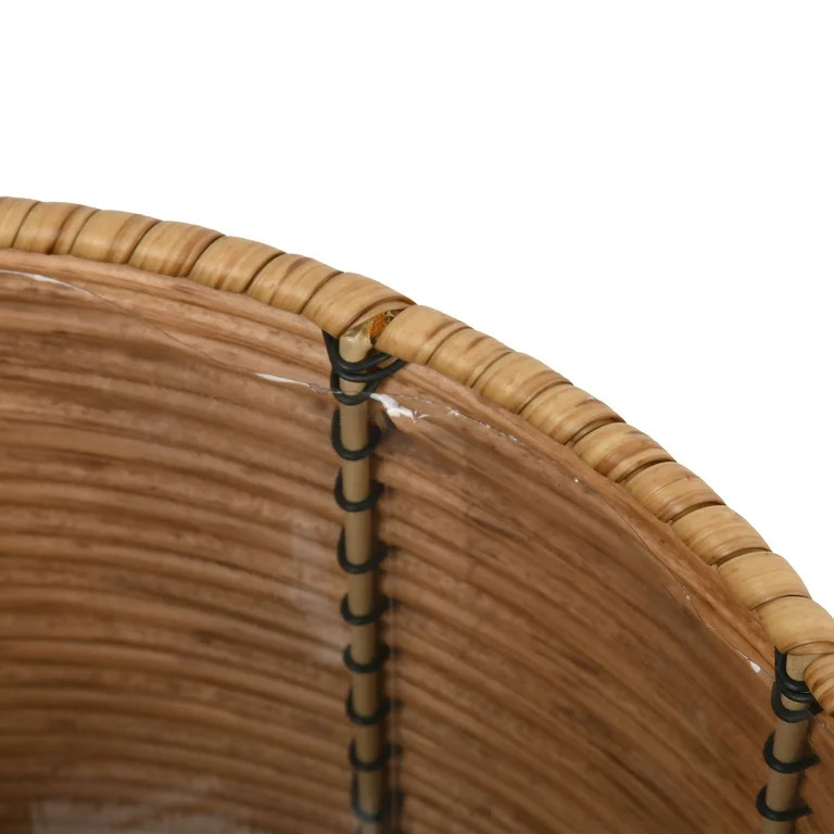 Better Homes and Gardens 9.8 in Resin Thurlow Planter with Black Wood Stand | Walmart (US)