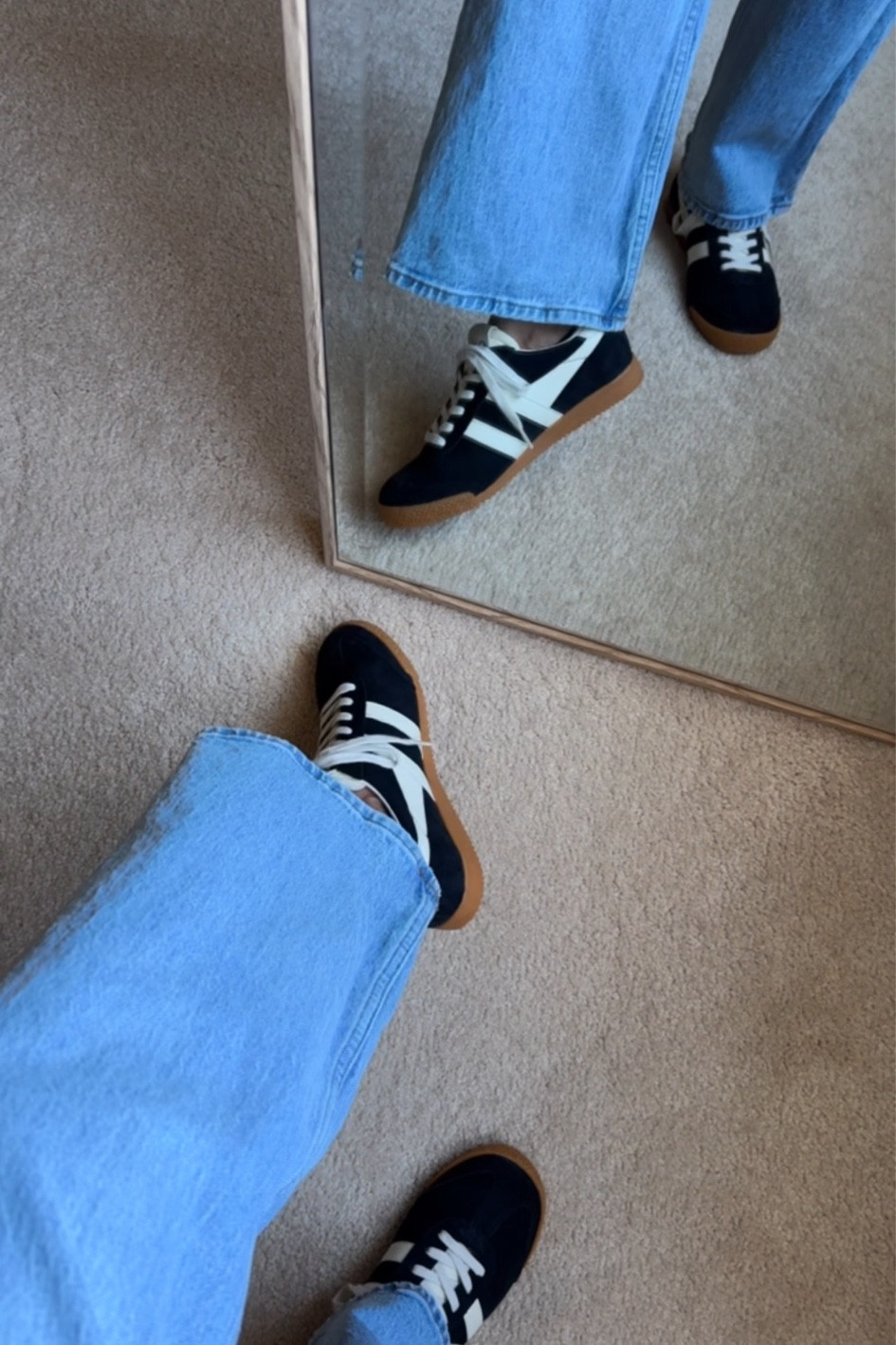 Fall shoes. Suede sneakers. Cute vintage look. I go between a 6 and 6.5 and took these in a 6  

#LTKOver40 #LTKStyleTip #LTKShoeCrush