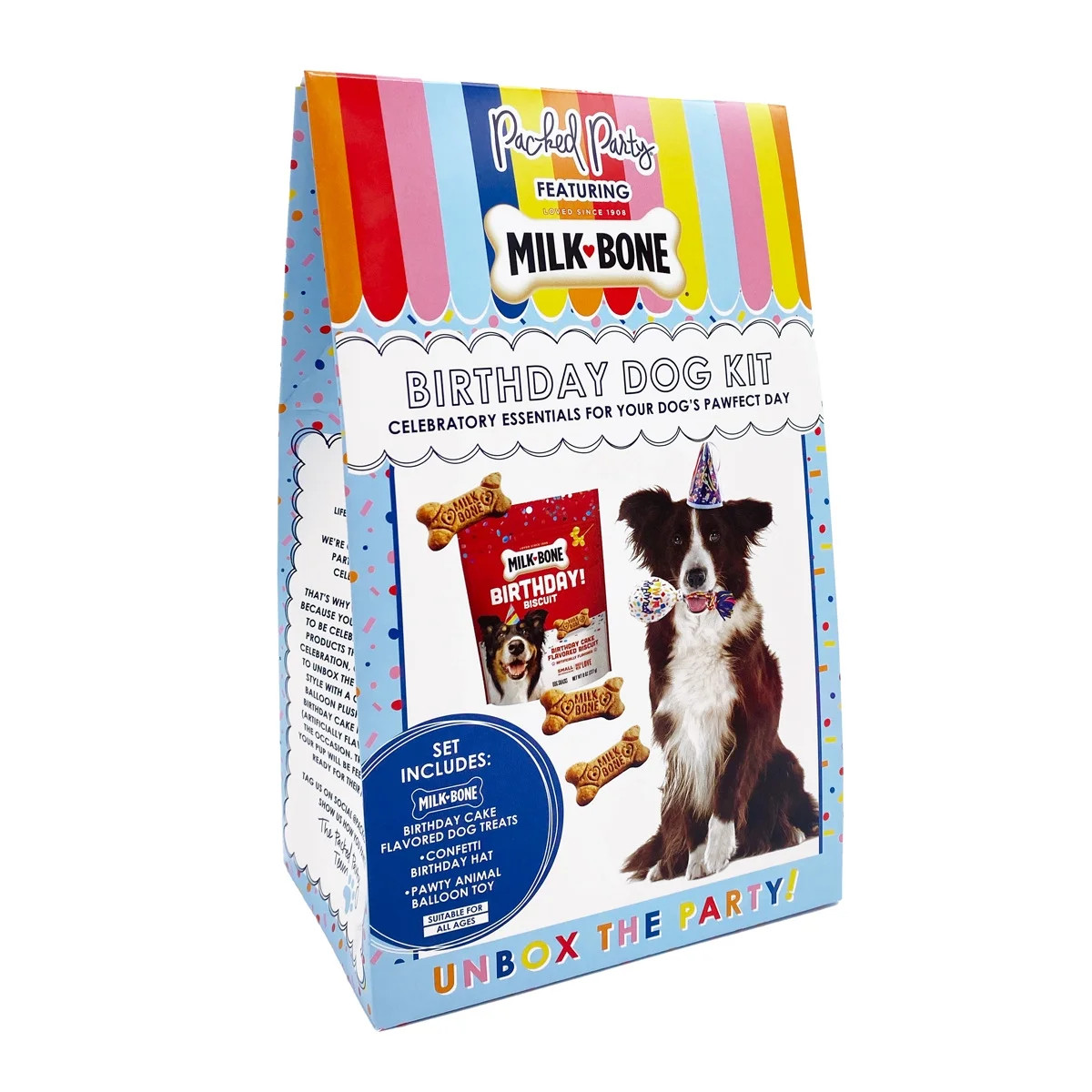 Packed Party Dog Birthday Box with Dog Treats, Toy & Accessory | Walmart (US)