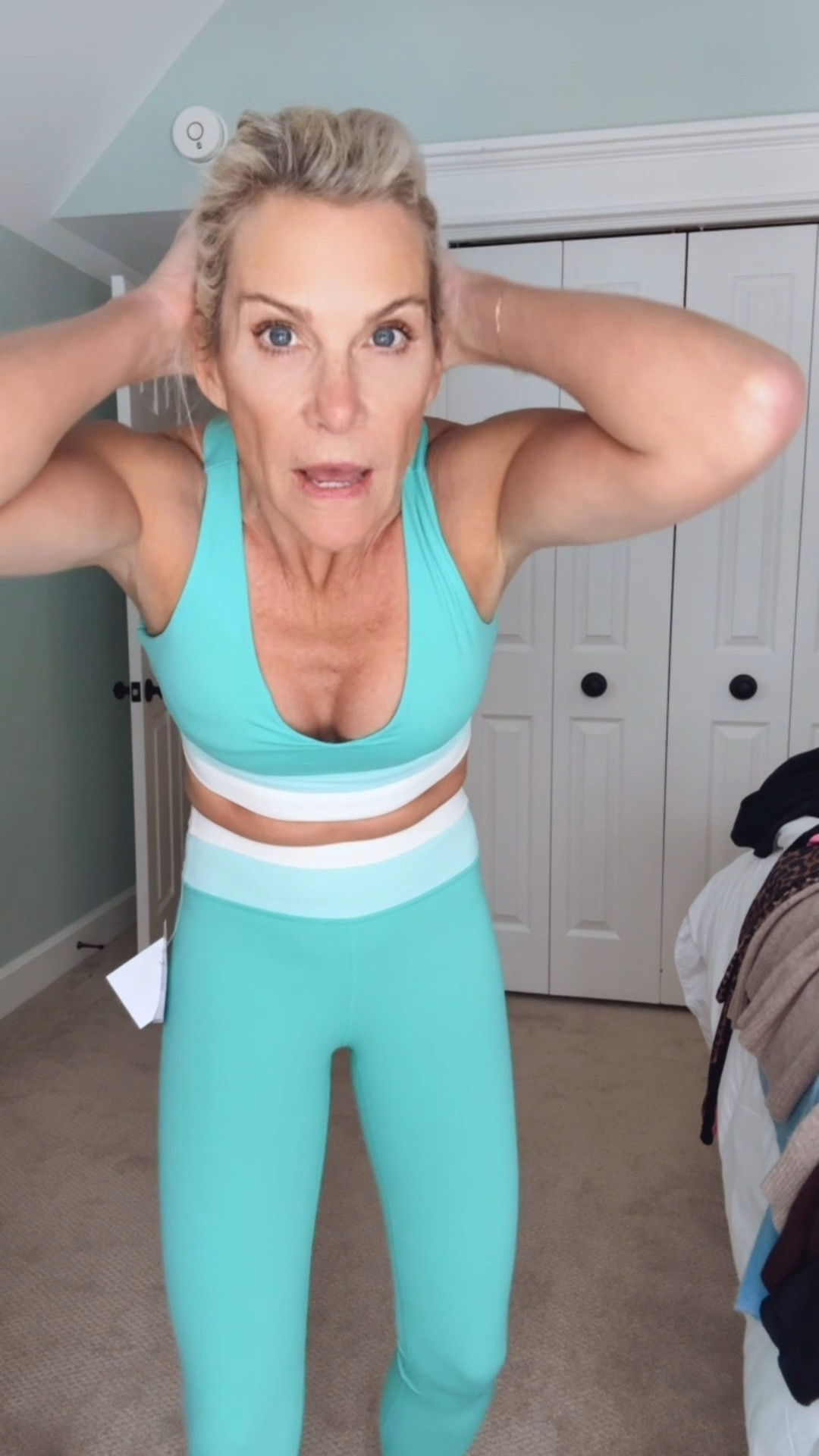 Seagram  green workout sets are not really too on my list of things to jut.  But this one was too cute NOT to buy 😂

#LTKOver40 #LTKfitnessgoals #LTKFindsUnder50