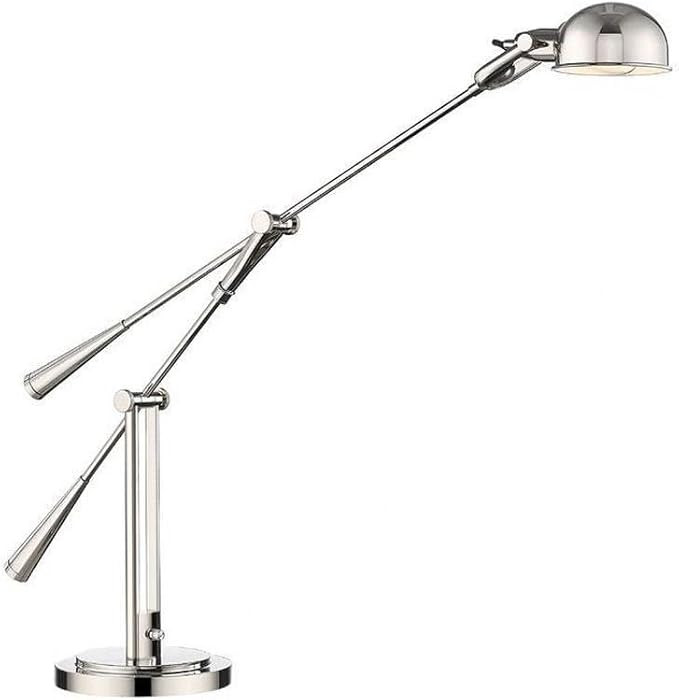 Z-Lite 741TL-PN Grammercy Park Table Lamp, 1-Light 100 Watts, Polished Nickel | Amazon (US)