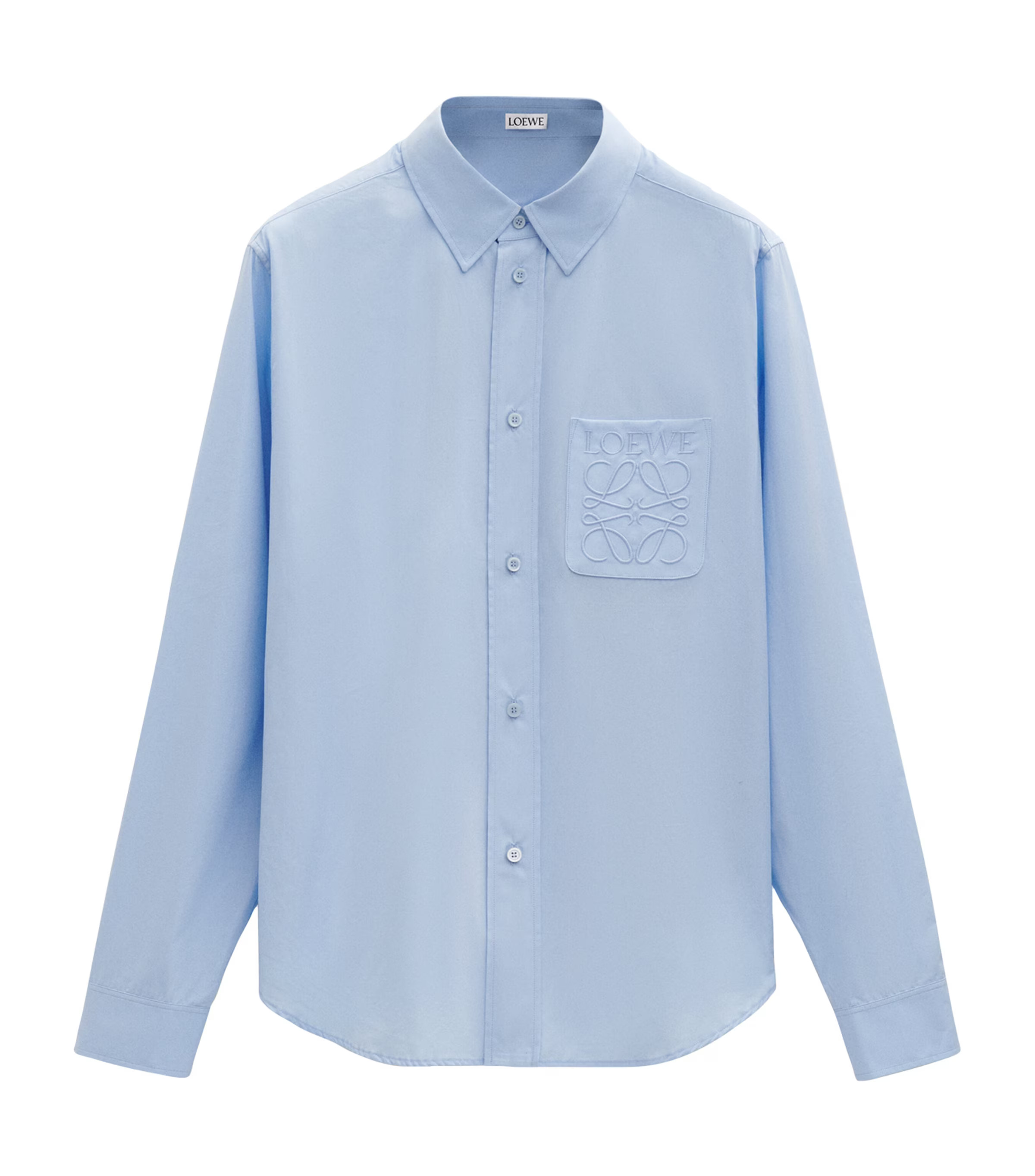 Blue Cotton-Blend Anagram Shirt | Harrods