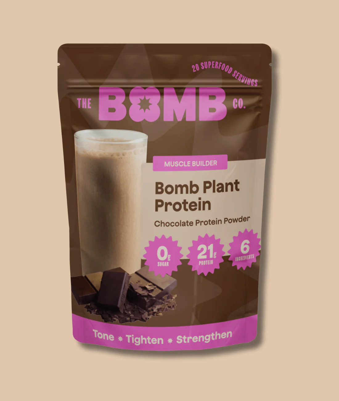 Chocolate Bomb Plant Protein | Blender Bombs