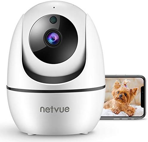 NETVUE Indoor Camera, 1080P FHD 2.4GHz WiFi Pet Camera, Home Camera for Pet/Baby, Dog Camera 2-Wa... | Amazon (US)