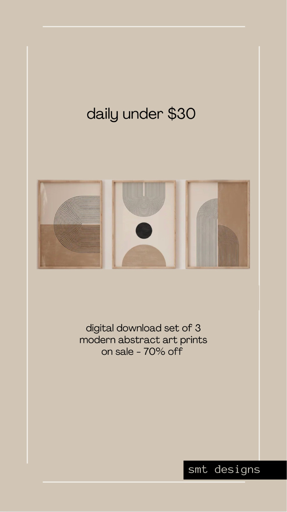 Daily under $30

Set of 3 modern abstract art prints, digital download art prints 

#LTKhome #LTKFind #LTKunder50