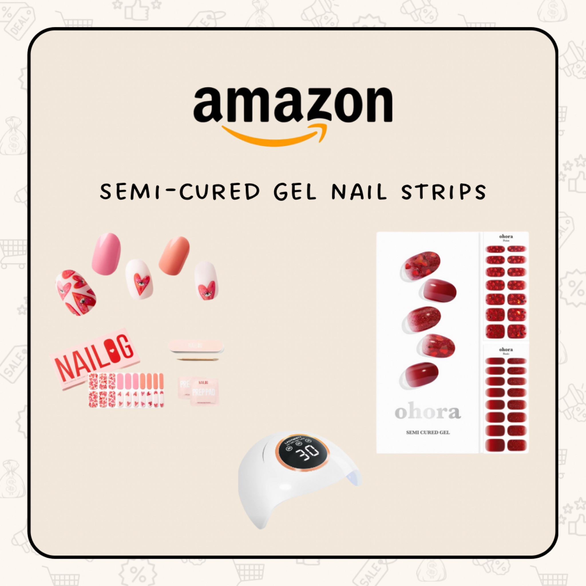 Valentine’s Day semi-cured nail strips!

#LTKBeauty #LTKSeasonal #LTKStyleTip