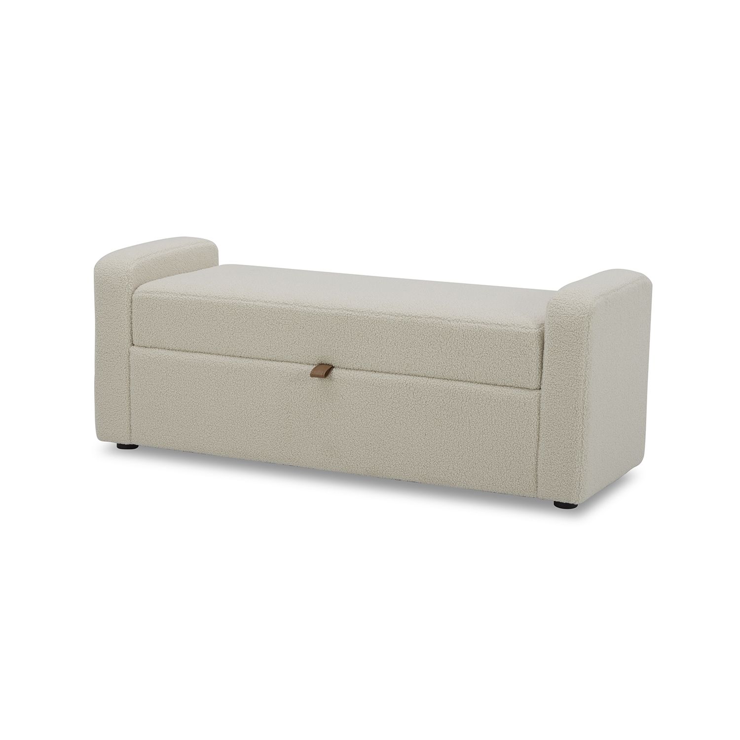 Better Homes & Gardens Springwood Storage Bench, Cream - Walmart.com | Walmart (US)