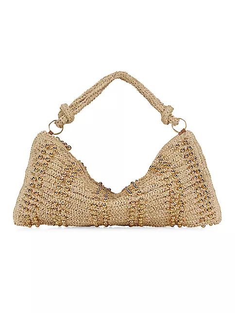 Hera Raffia Shoulder Bag | Saks Fifth Avenue