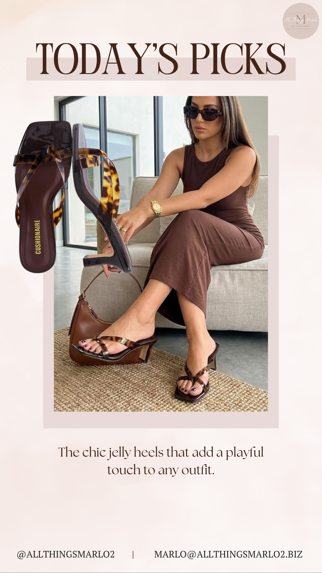 The chic jelly heels that add a playful touch to any outfit. 

 #LTKSeasonal #LTKWorkwear #LTKTravel