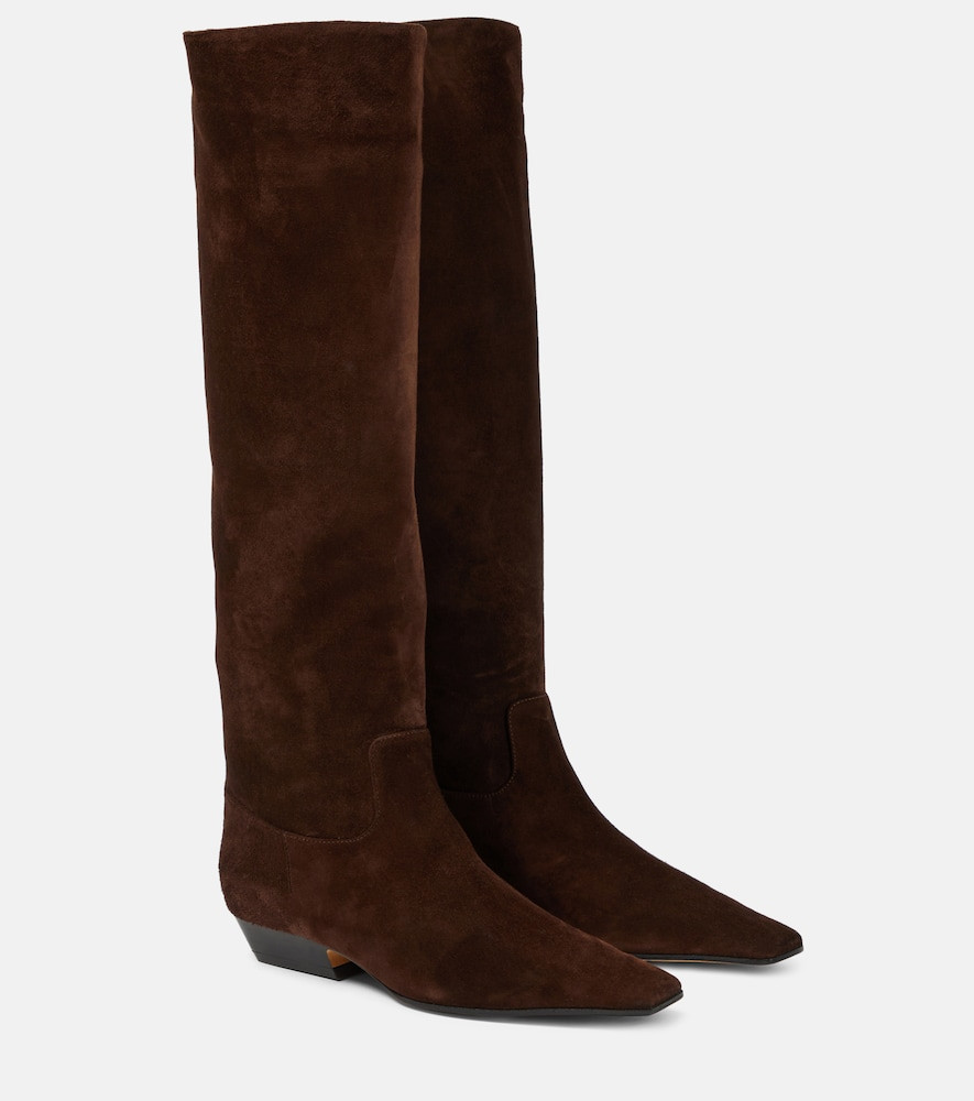 Khaite Suede knee-high boots | Mytheresa (US/CA)