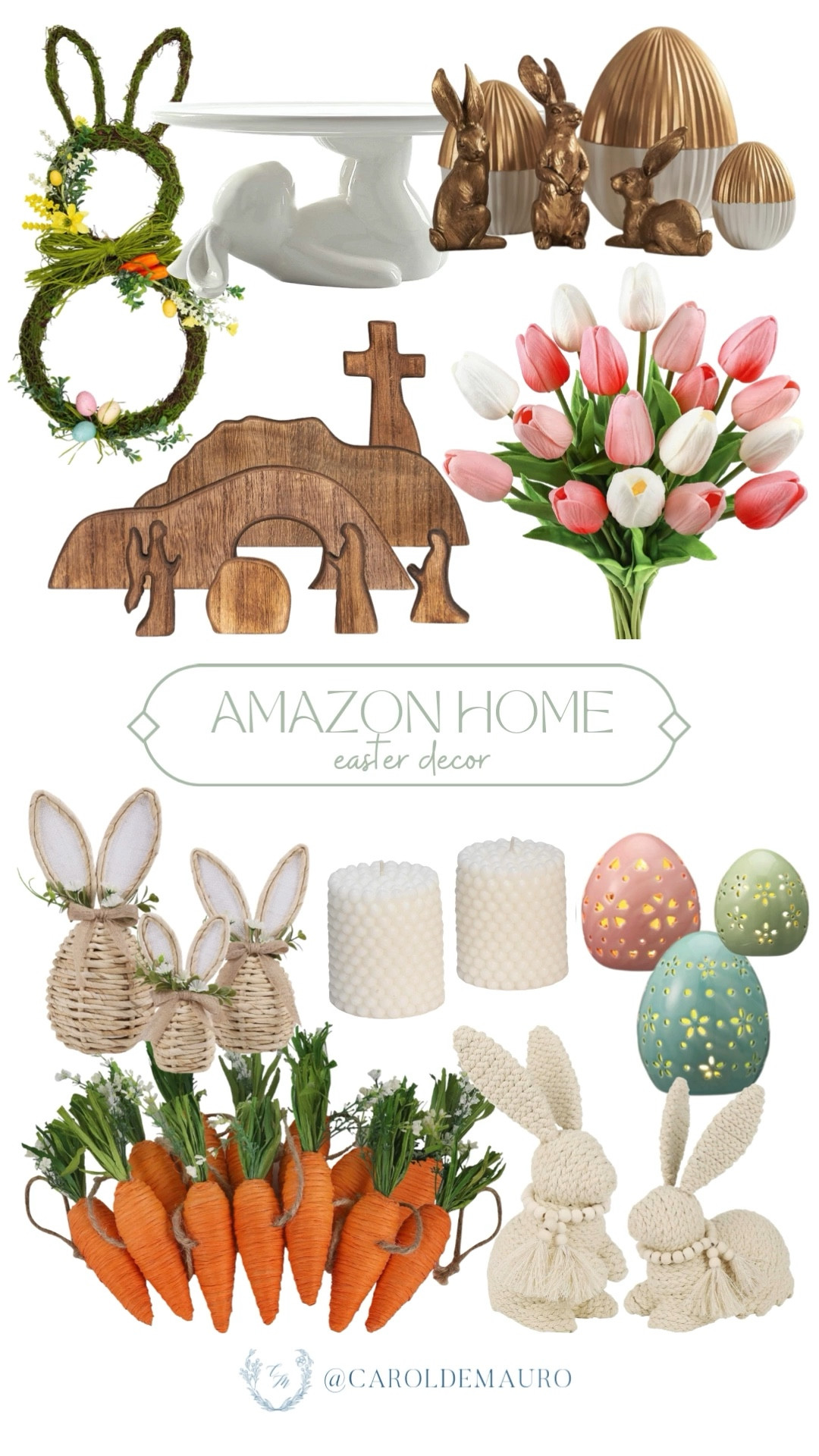 You’re going to love how these pieces will make your home feel extra special just in time for Easter. Whether you’re looking for a unique centerpiece or just some fresh decor, these finds are the perfect way to bring those spring vibes indoors!

easter decor, tabletop decor, table settings, table vignette, home refresh, floral arrangement, table centerpiece, party decor, spring decor

#LTKSeasonal #LTKHome #LTKU
