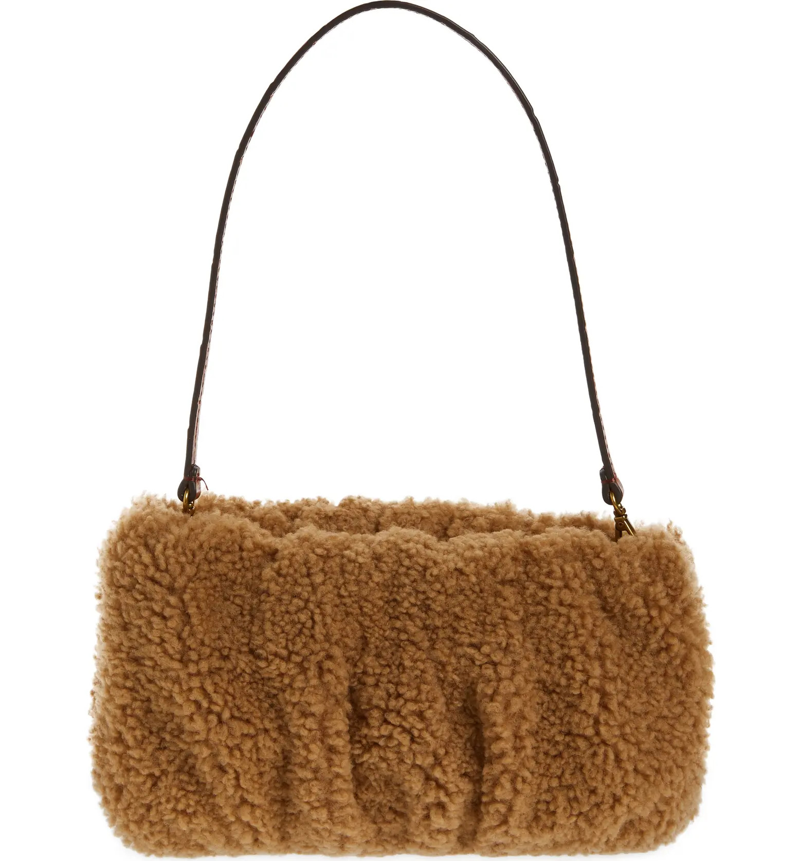 STAUD Bean Genuine Shearling Clutch | Nordstrom | Nordstrom