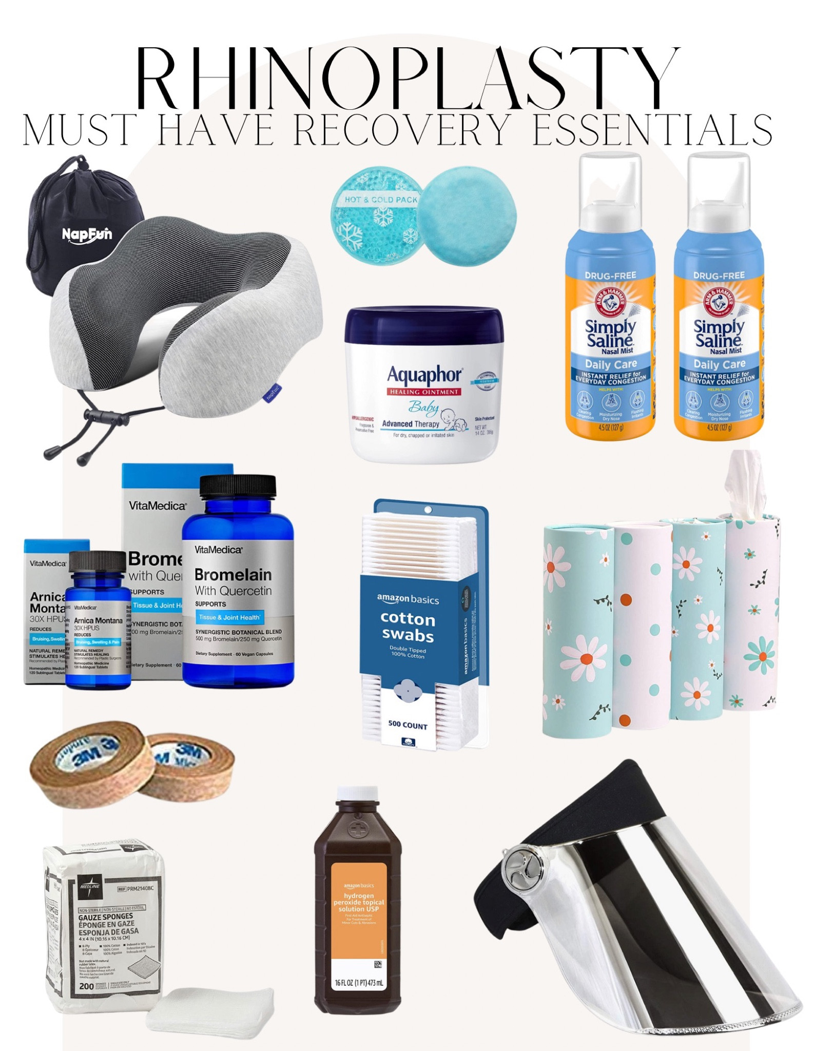 Must have rhinoplasty recovery essentials found on amazon.

#LTKsalealert #LTKFind #LTKU