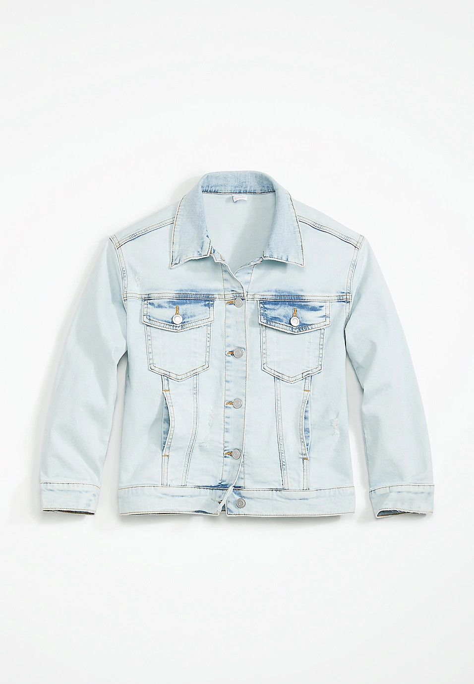 Girls Oversized Denim Jacket | Maurices