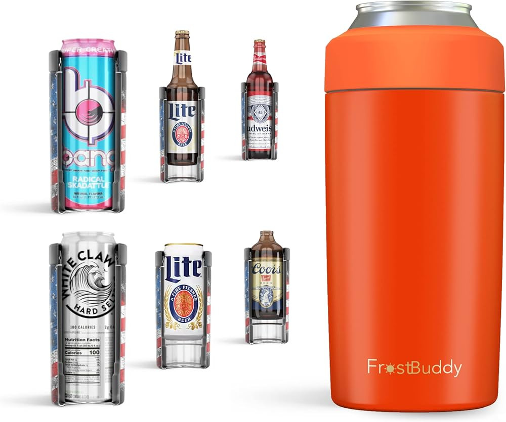 Frost Buddy Universal Can Cooler - Fits all - Stainless Steel Can Cooler for 12 oz & 16 oz Regula... | Amazon (US)