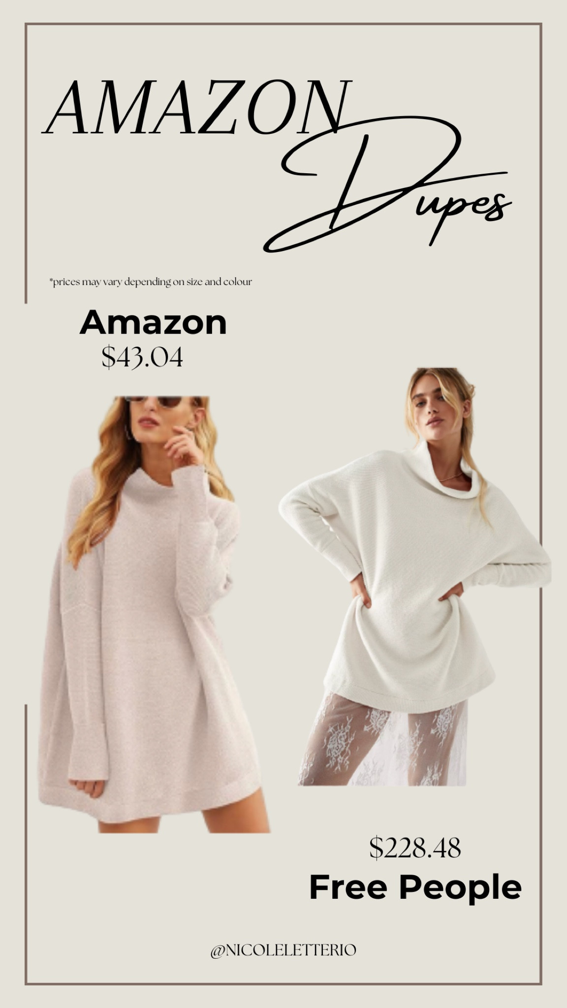 Amazon dupe. Free People ottoman sweater  

#LTKSeasonal #LTKworkwear #LTKstyletip