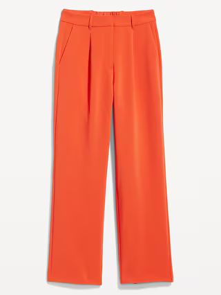 Extra High-Waisted Taylor Wide-Leg Trouser Suit Pants | Old Navy (US)