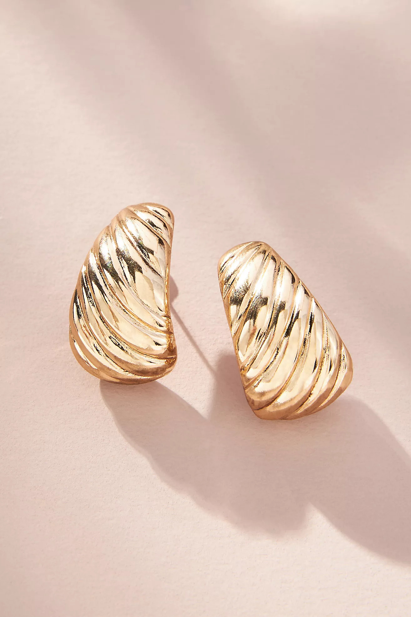 Grooved Post Earrings | Anthropologie (US)