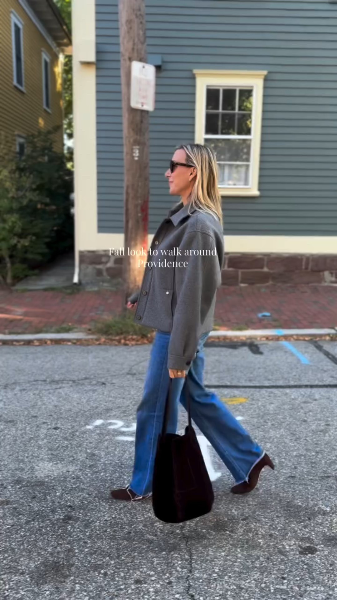 Fall look to walk around Providence. 🍁✨ Comfy shoes are a must and these are my favorite booties for day and night. 

Comment SHOP and I’ll send outfit details directly over to you.

.
.
.
.
.
#fallstyle #newenglandblogger #outfitinspo #whatiwore #fashionover40 #classicstyle #falloutfit #styleinspo #outfitideas #dailylook #pvd