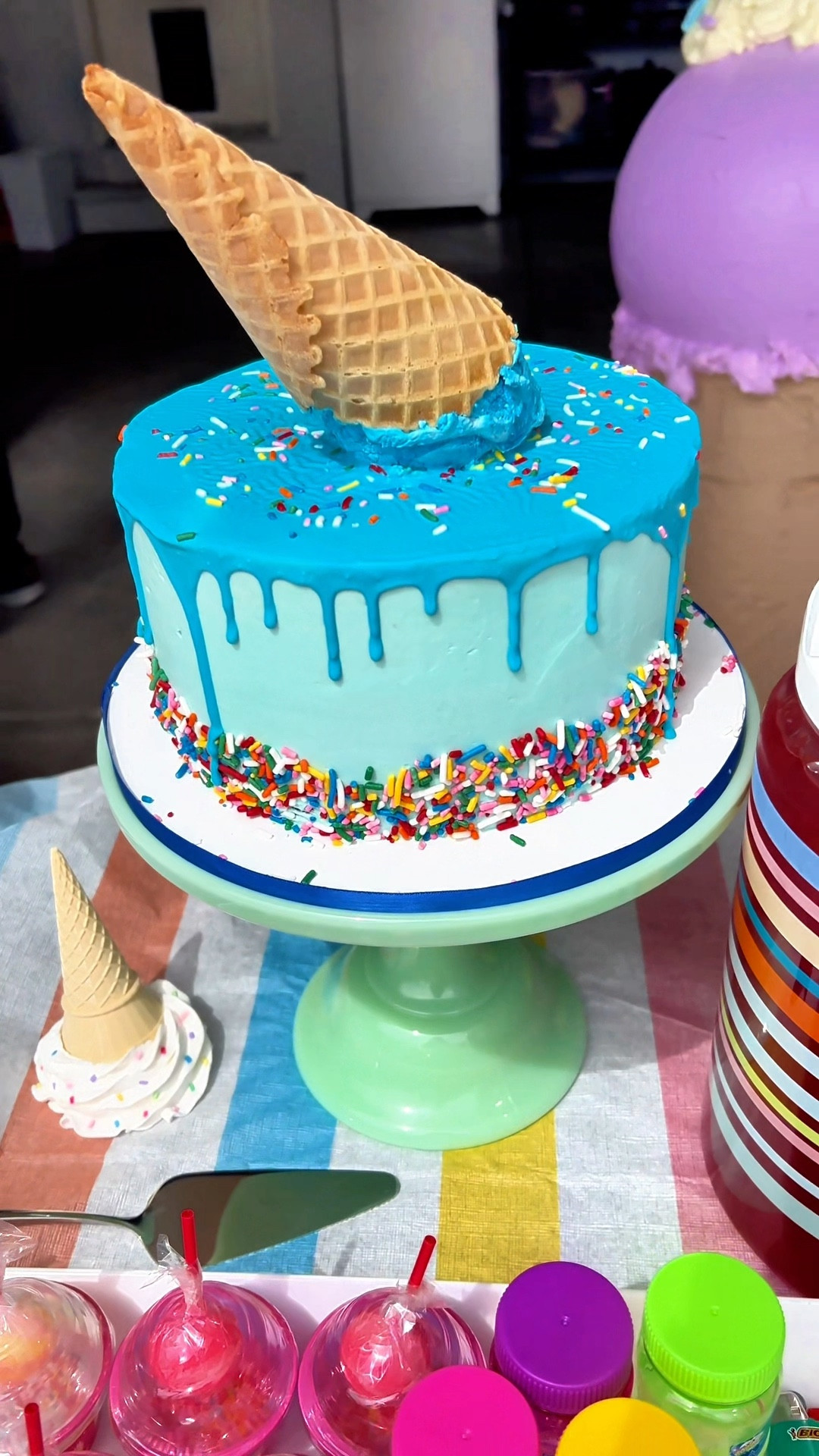 Everything I could share from my toddlers ice cream themed birthday party! Many things I’ve collected over the years and we use again and again like foldable cocktail tables and our bounce house. Lots of ice cream decor from Etsy and the tutorial for how I made these giant ice cream cones is listed as a collection of posts on my shop!

Summer birthday birthday decor ice cream party toddler birthday birthday party kids birthday party children’s parties summer party 

#LTKKids #LTKParties