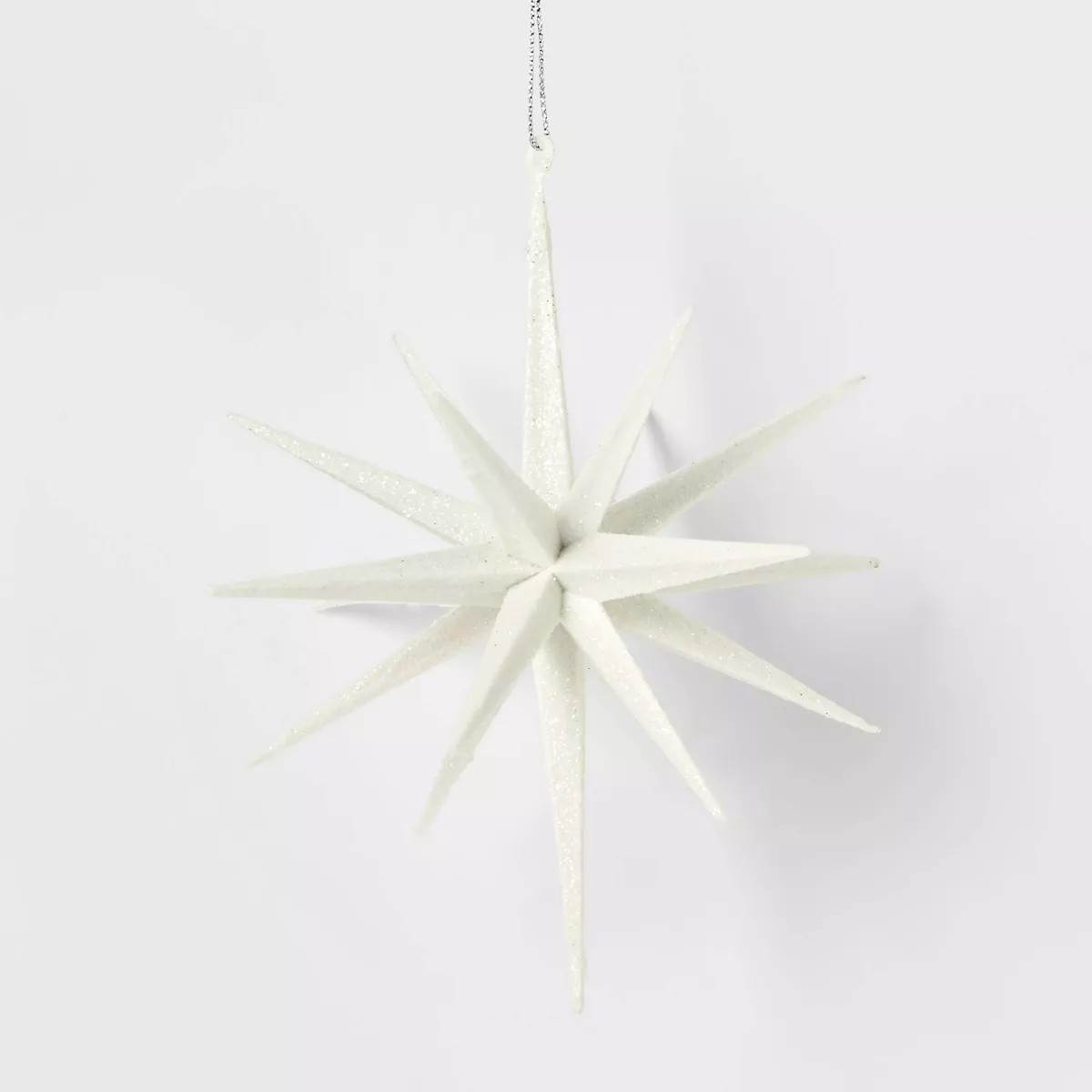 5.8in White Plastic Spike Starburst Christmas Tree Ornament - Wondershop™ | Target