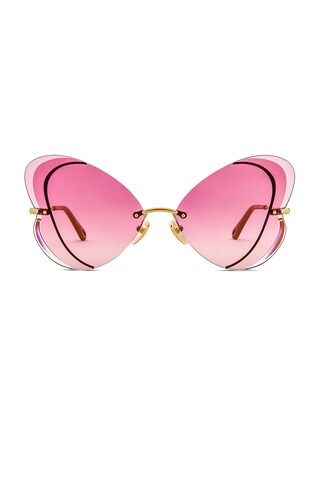 Chloe Butterfly Gradient in Gold & Violet from Revolve.com | Revolve Clothing (Global)