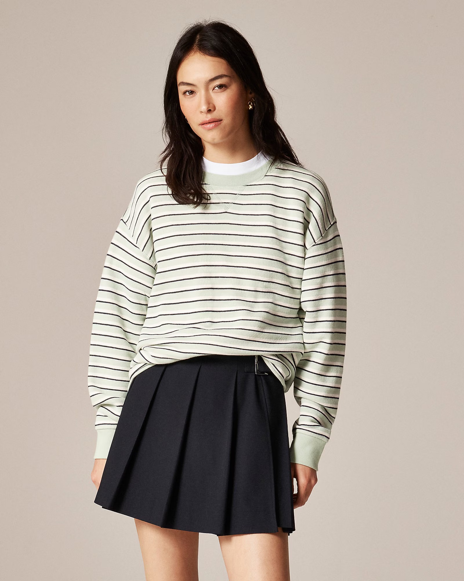Heritage terry relaxed crewneck sweatshirt | J. Crew US