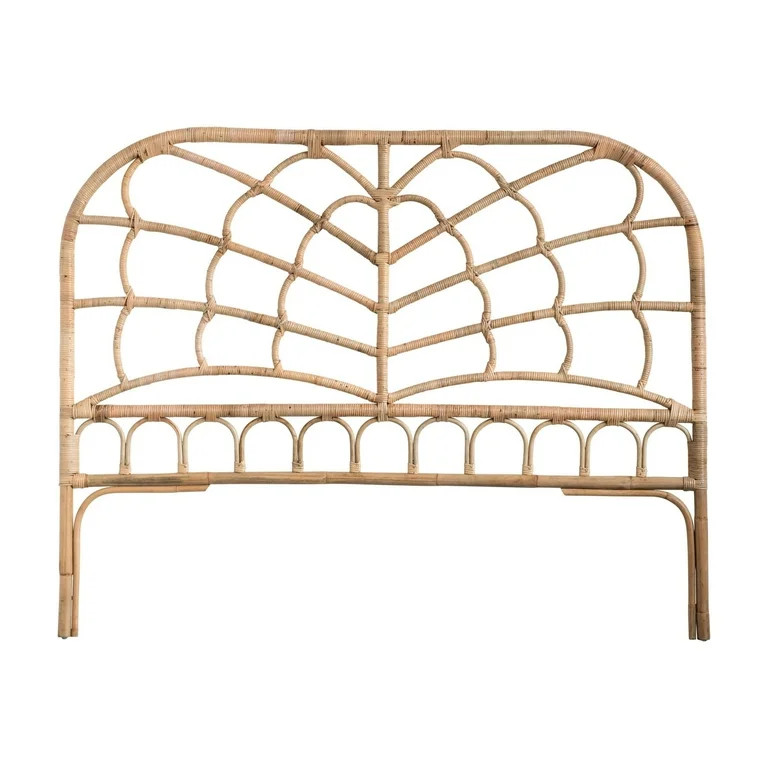 3R Studios Woven Rattan Panel Headboard | Walmart (US)