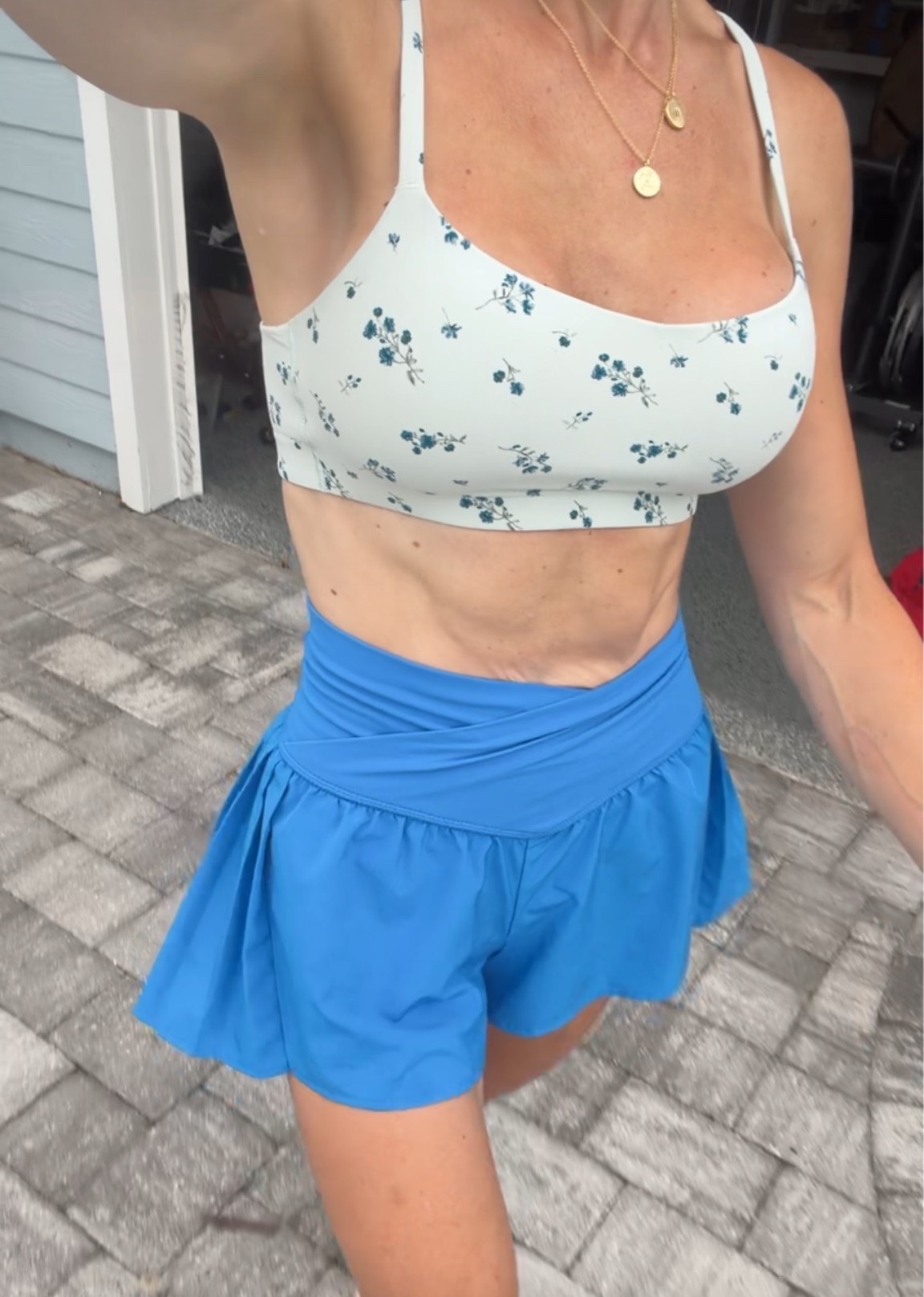 This exact print of my sports bra brawl is sold out, but I’m linking the same sports brawl in another cute print that would match these shorts!! wearing an extra small in both. Those are from target!!

#LTKmomlife #LTKgrwm #LTKdayinmylife