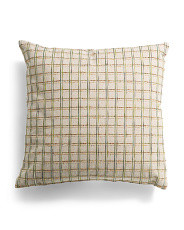Made In Usa 22x22 Garden Vintage Checker Landis Oversized Pillow | Home | Marshalls | Marshalls