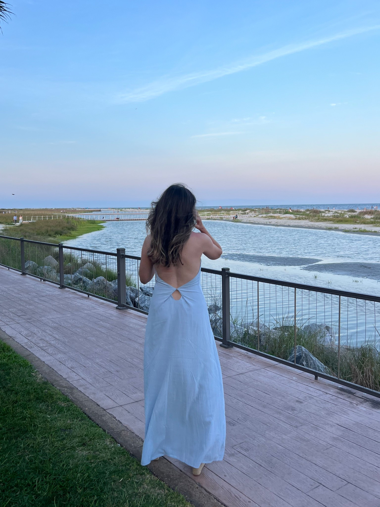 open back halter dress for dinner on the beach 🏝️

(related search: blue lined maxi dress, backless dress, dinner beach dress, summer linen dress)

#LTKSummerEdit #LTKSeasonal #LTKTravel