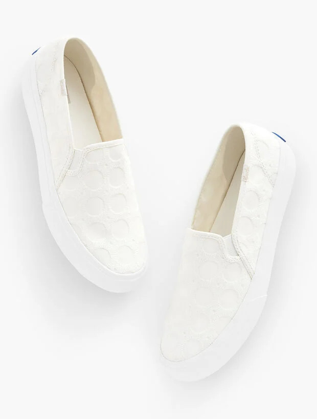 Keds® Double Decker Slip-On Sneakers - Circle Crochet | Talbots
