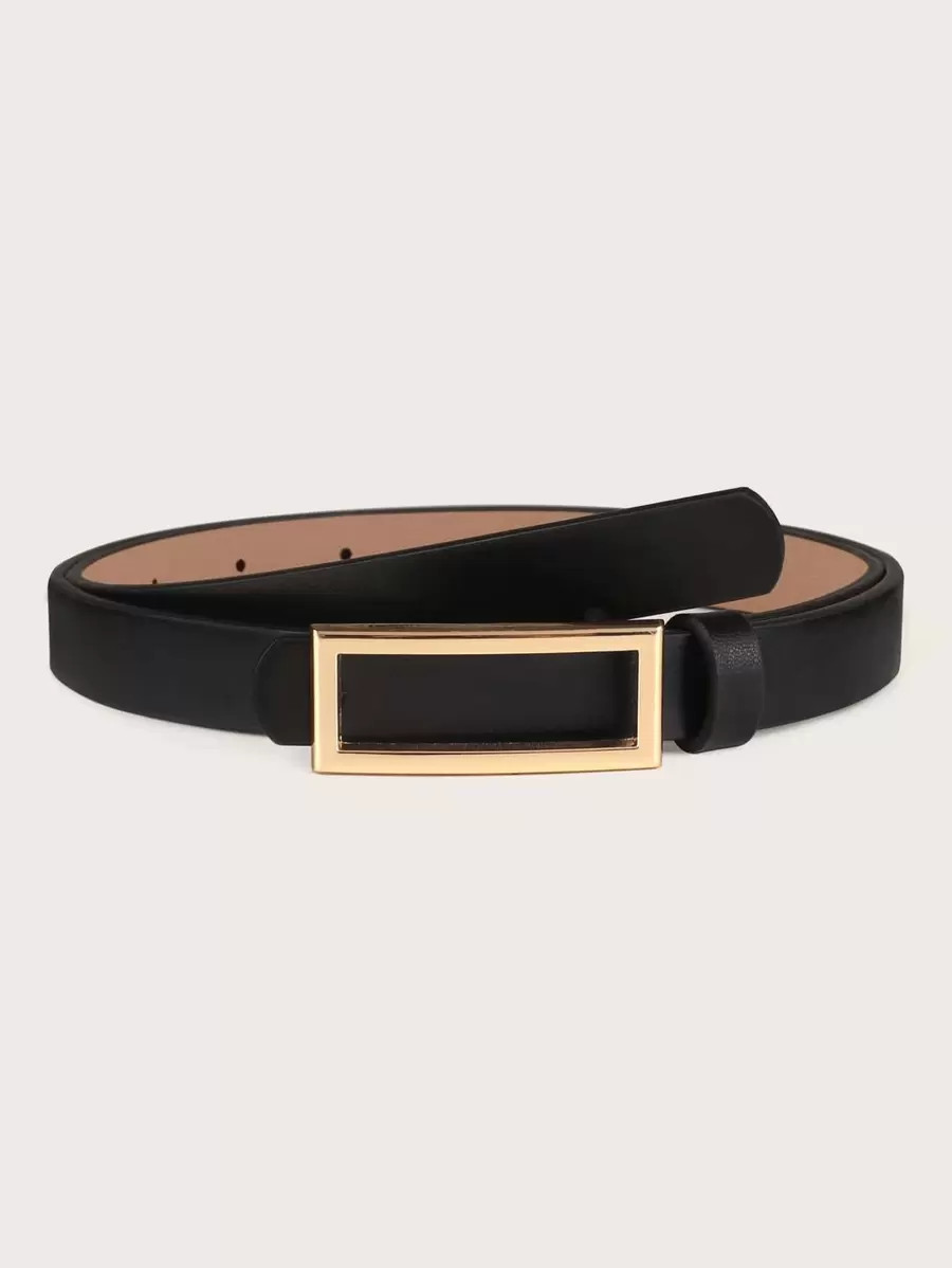 1pc Women Geometric Metal Buckle Belt | SHEIN