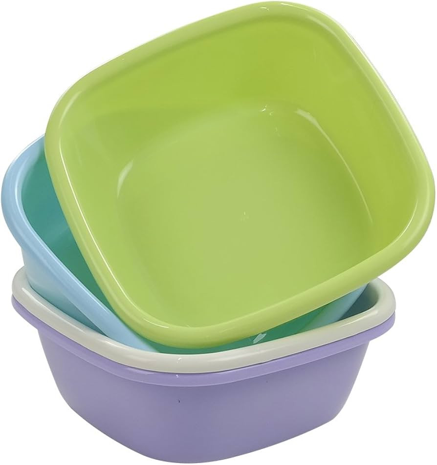 Anbers 8 Quart Small Wash Basins, 4-Pack | Amazon (US)