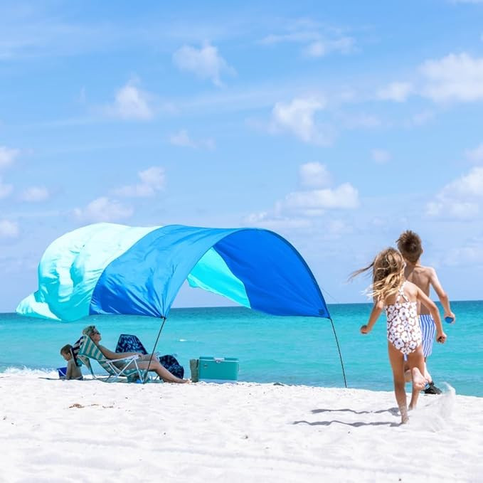 New Shibumi Shade® Classic with Quiet Canopy, The Original Wind-Powered® Beach Shade, Provides ... | Amazon (US)
