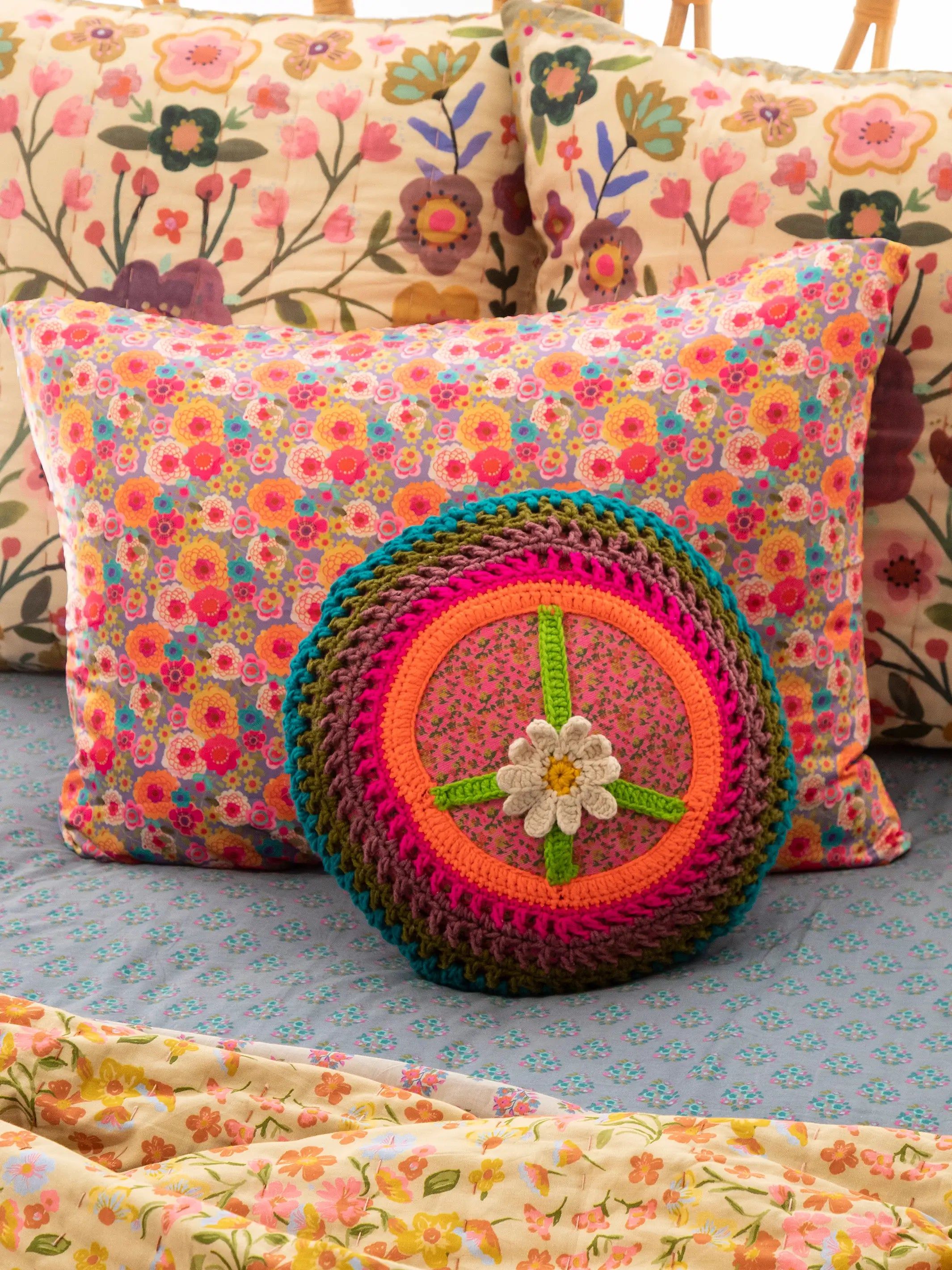 Crochet Pillow - Mushroom | Natural Life