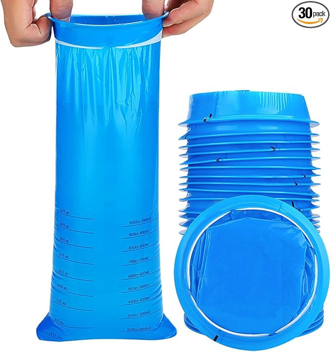 30 Pack Emesis Bags, Valchoose Barf Bags, Hospital Grade Nausea Bags Perfect for Motion, Car & Ai... | Amazon (US)