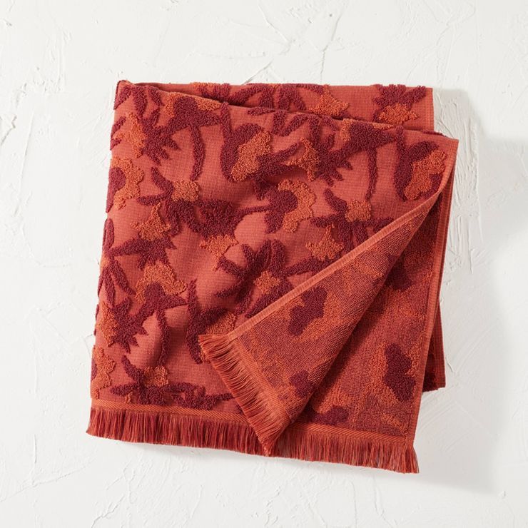 27"x52" Natalia Bath Towel Orange - Opalhouse™ designed with Jungalow™ | Target