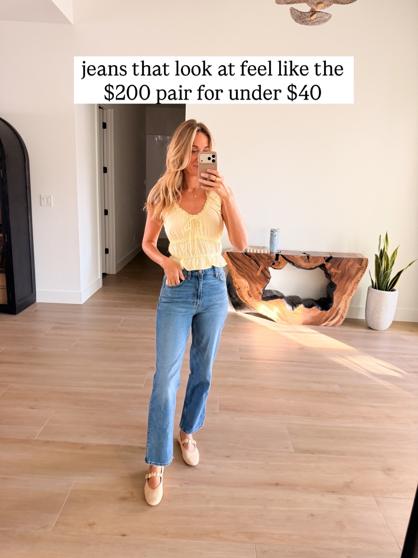 Jeans that look and feel like the $200 pair for under 40$

#LTKSaleAlert #LTKU #LTKmomlife
