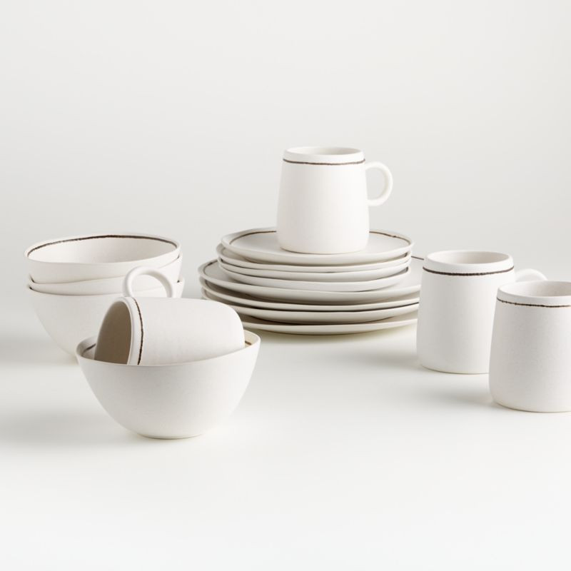 Stella 16-Piece Dinnerware Set + Reviews | Crate and Barrel | Crate & Barrel