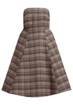 Plaid Fit And Flare Midi Dress | Eloquii