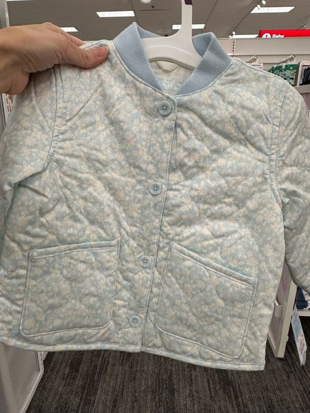 Toddler girls quilted floral jacket in blue. So sweet for spring, new at Target 

#LTKSeasonal #LTKkids #LTKfindsunder50