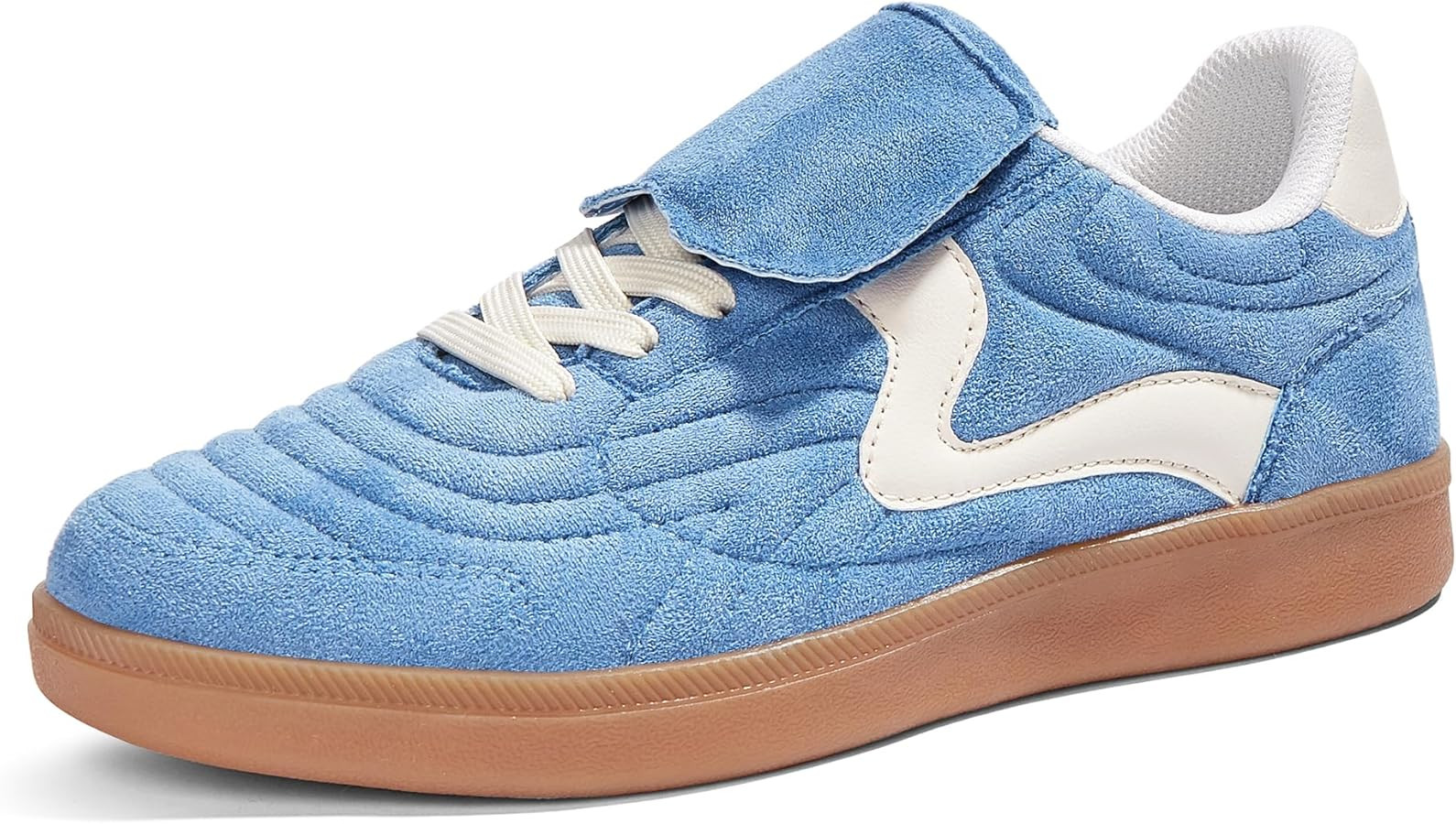 LUCKY STEP Women's Gum Sole Fashion Sneakers Classic Retro Fancy Casual Leisure Tennis Walking Sk... | Amazon (US)